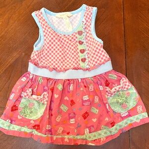 Matilda Jane Pink and Blue Gingham Dress